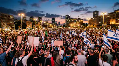 Machtkampf vor der Knesset-Wahl: Tel Avivs Straßen revoltieren gegen Netanjahus Dauernotstand